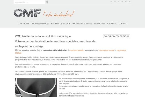 cmfgroupe.fr site used Cmf-2015