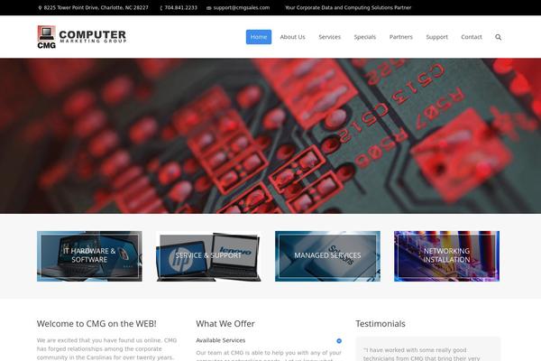 Cmg theme site design template sample