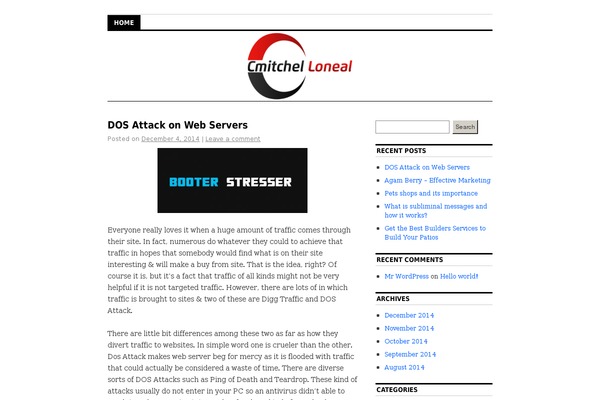 cmitchelloneal.com site used Coraline