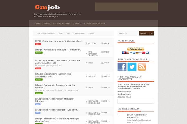 cmjob.fr site used Jobpress