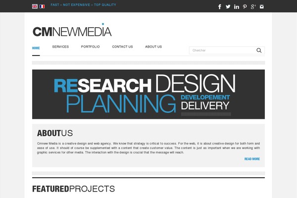 modelling theme websites examples