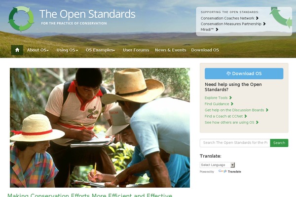 cmp-openstandards.org site used Os