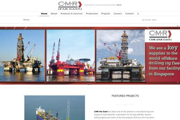 Enfold theme site design template sample