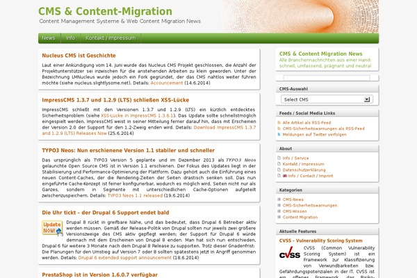 cms-content-migration.de site used Cmscm