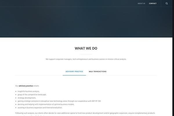 Uncode theme site design template sample