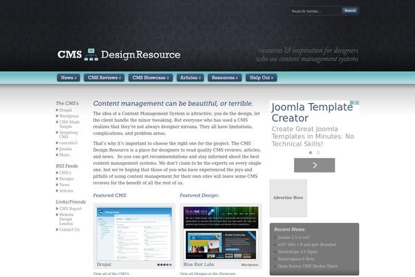 cmsdesignresource.com site used Cmsdesignresource