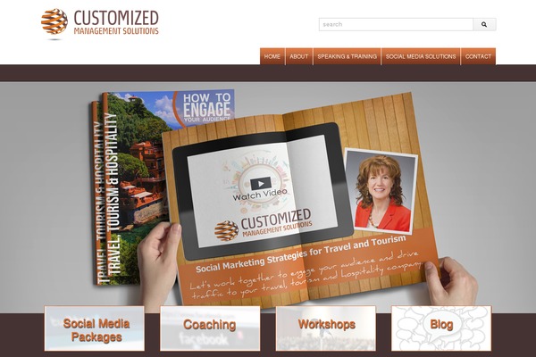 Customized theme site design template sample
