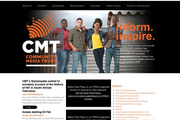 cmt.org.za site used Cmt_theme