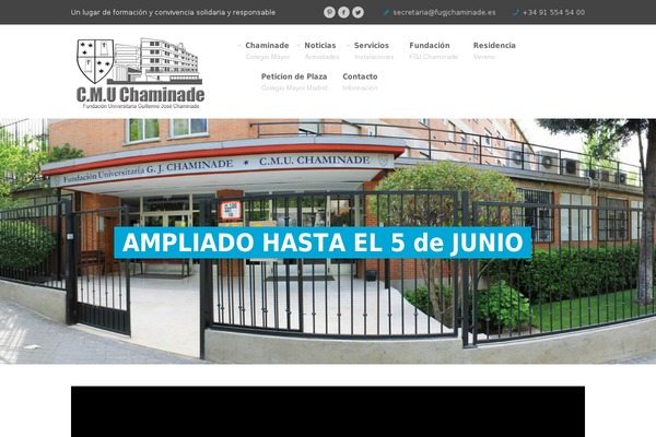 cmuchaminade.com site used Y-theme-child