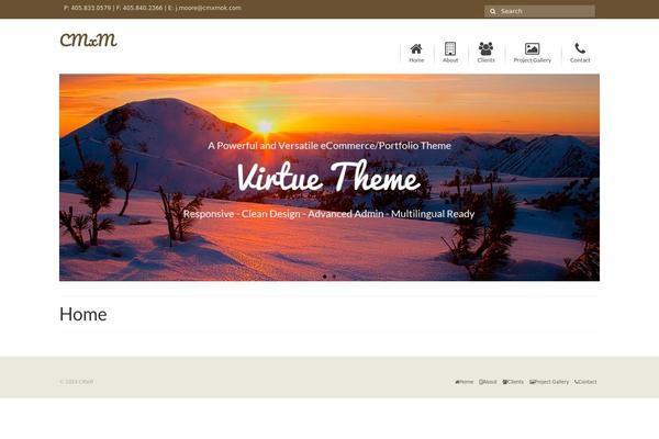 WordPress website example screenshot