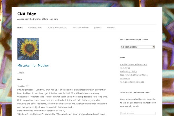Twenty Twelve theme site design template sample