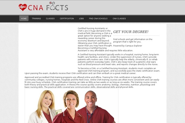 cnafacts.com site used Yellow