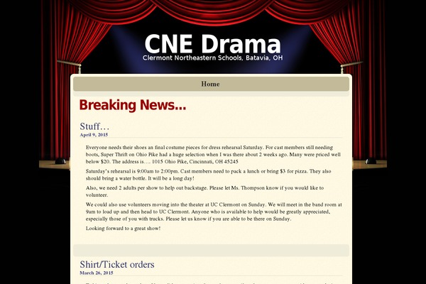 cnedrama.org site used Drama