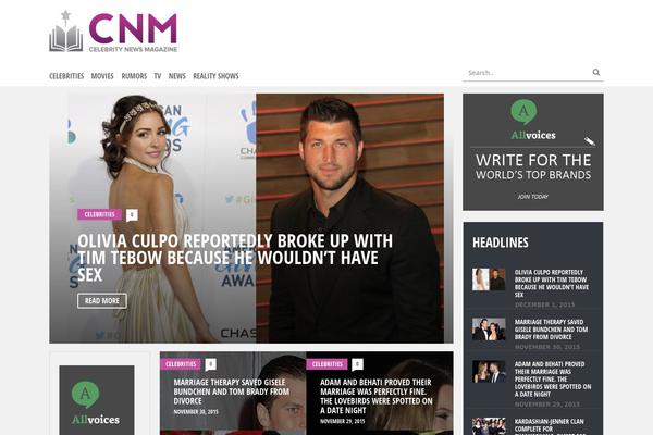 cnm WordPress theme, websites list used cnm theme cnm theme websites examples