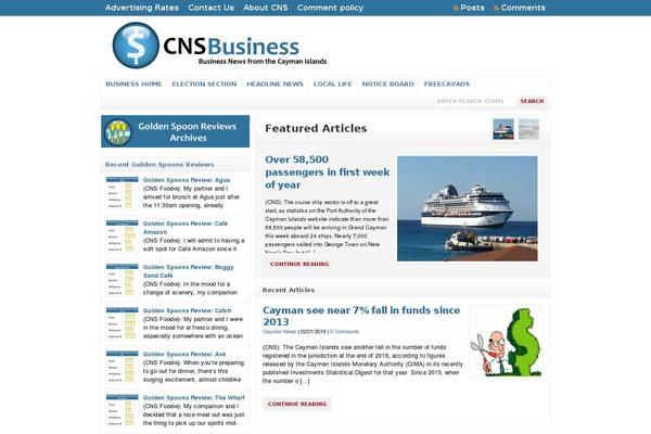 cnsbusiness.com site used Wp-clear8.4