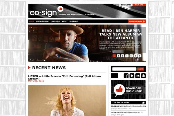 co-signcollective.com site used Cosign