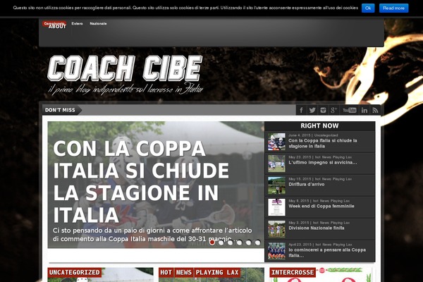 coachcibe.it site used Gameday