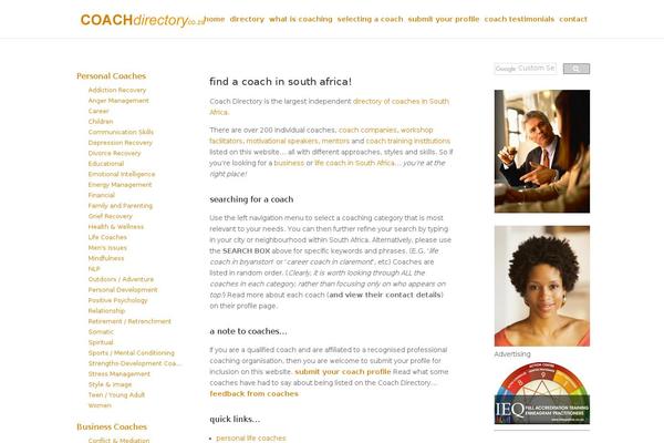 coachdirectory.co.za site used Coach-directory