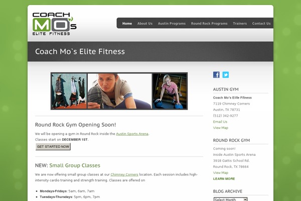 coachmofitness.com site used Greenandclean