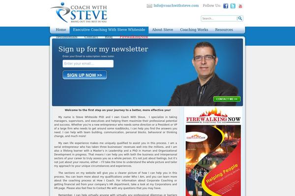 coachwithsteve.com site used Cwstheme