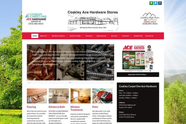 coakley-carpet theme websites examples