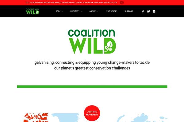 coalitionwild.org site used Coaltion-wild