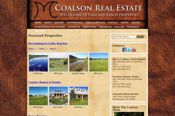coalson.com site used AgentPress