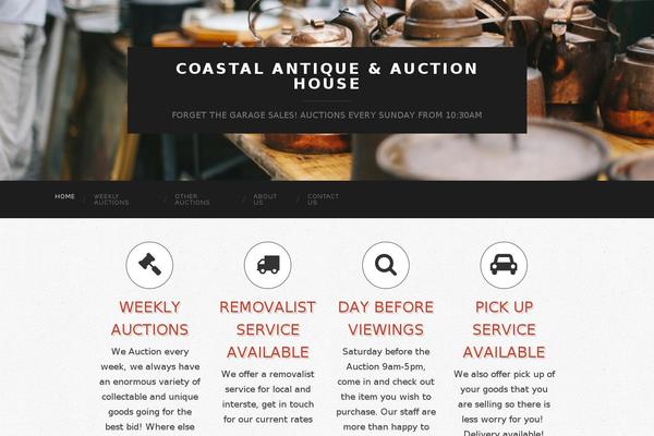 Hemingway theme site design template sample