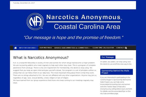 WordPress website example screenshot