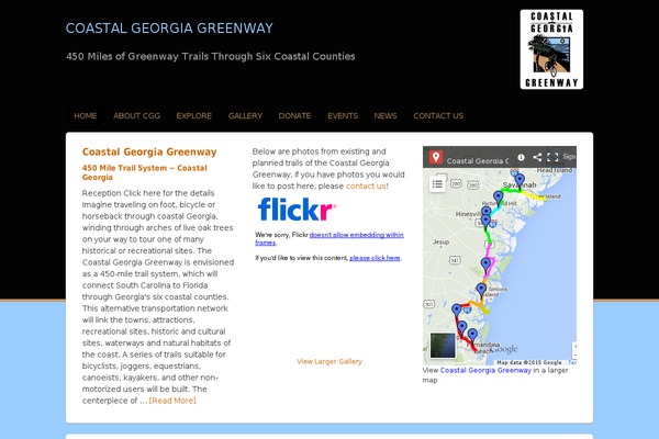 coastalgeorgiagreenway.org site used Greenhouse