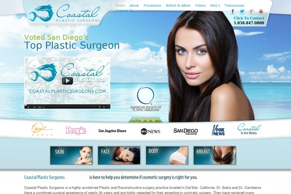 coastalplasticsurgeons.com site used Coastal