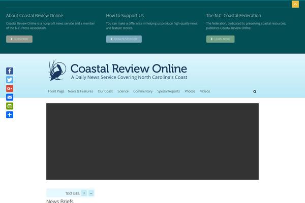 coastalreview.org site used Cro
