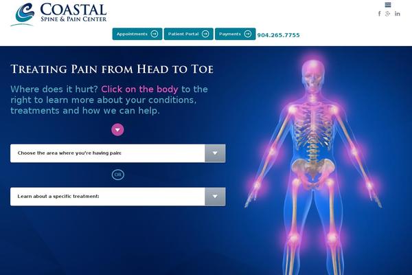 coastalspineandpaincenter.com site used Coastal-wp