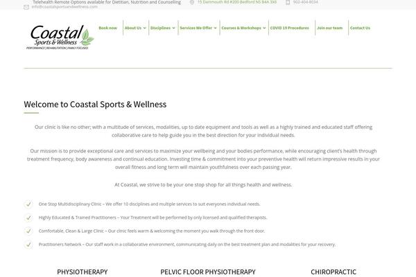 coastalsportsandwellness.com site used MediCenter