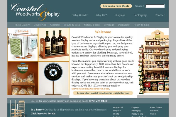 Custom theme site design template sample