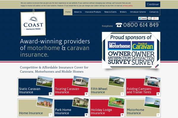 coastinsurance.co.uk site used Coast