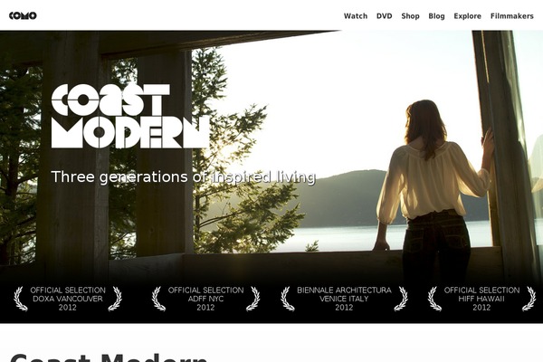 coastmodernfilm.com site used Como