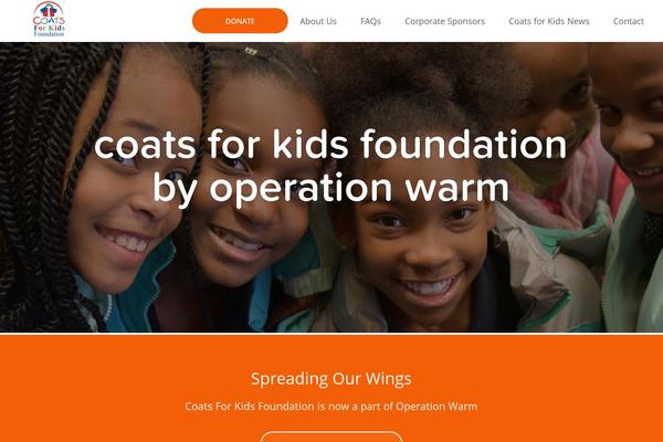 coats-for-kids.org site used Operationwarm
