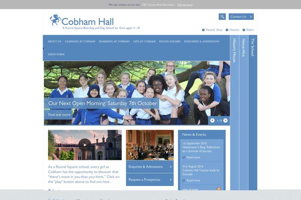 cobhamhall.com site used Cobhamhall