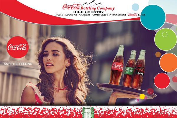 Coke theme websites examples