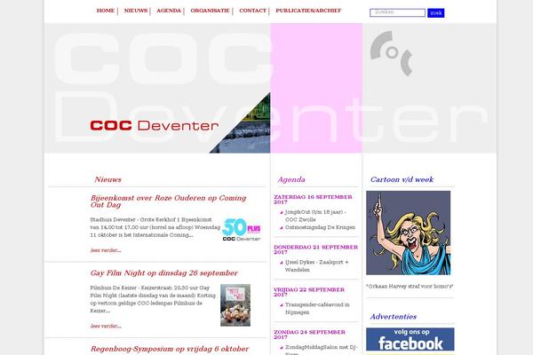 Coc theme site design template sample