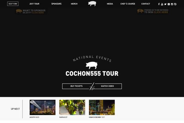 cochon theme websites examples