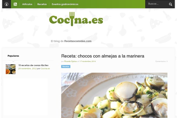 cocina.es site used Cocina