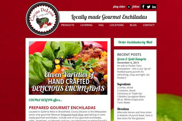 cocinadeleongourmet.com site used Cocina