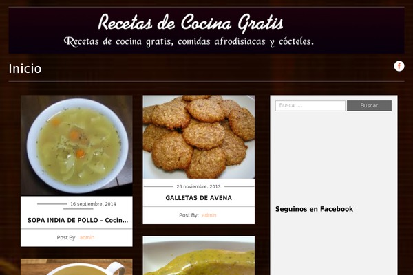 Food Recipes theme site design template sample