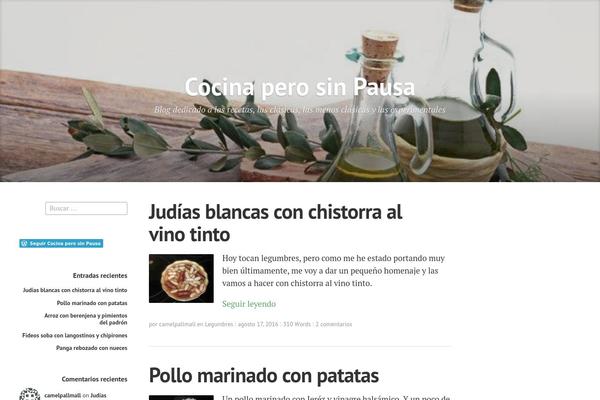 Twenty Twelve theme site design template sample