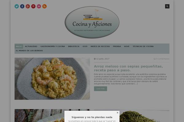 cocinayaficiones.com site used Lbmtheme