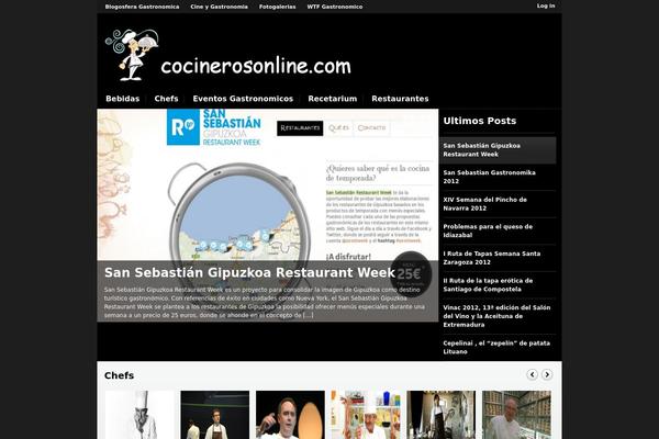 cocinerosonline.com site used Magazinum2