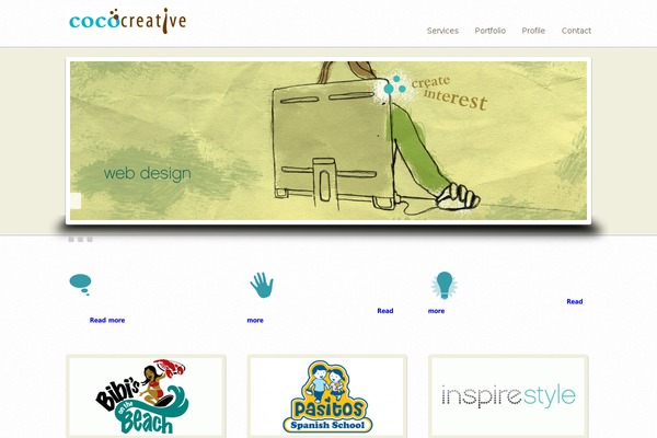 cococreative.com site used Factorywp