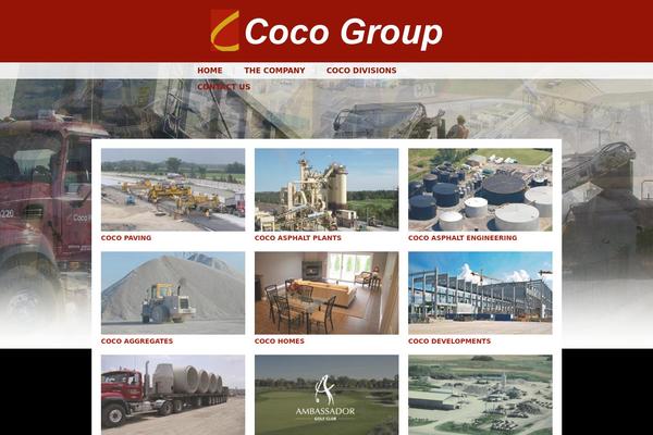 Coco theme site design template sample